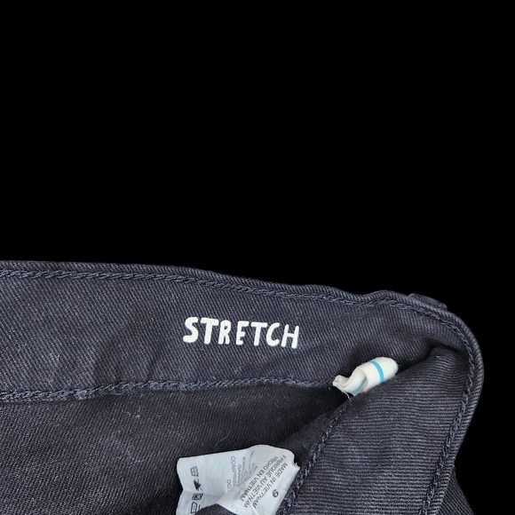 GARAGE Black Denim Shorts- 9 - Picture 5 of 5